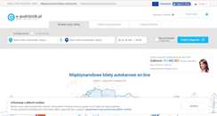 Desktop Screenshot of bilety-autokarowe.e-podroznik.pl